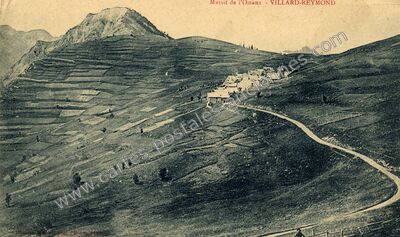 Carte postale ancienne Massif de l'Oisans — Villard-Reymond (Isère)