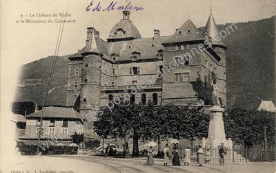 Carte postale ancienne Chateau de Vizille — Vizille (Isère)
