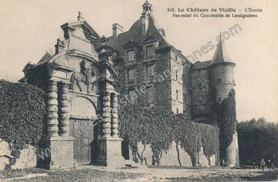 Carte postale ancienne Chateau de Vizille — Vizille (Isère)