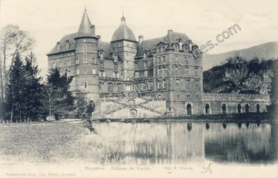 Carte postale ancienne Chateau de Vizille — Vizille (Isère)