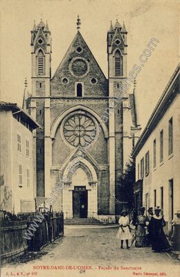 Carte postale ancienne N D'de l'Osier — Notre Dame de L (Isère)