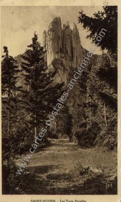 Carte postale ancienne St Nizier — Saint-Nizier-du-Moucherotte (Isère)