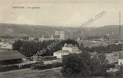 Carte postale ancienne Bourgoin — Bourgoin-Jallieu (Isère)