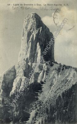 Carte postale ancienne Mont Aiguille — Chichilianne (Isère)