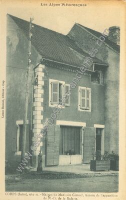Carte postale ancienne Corps — (Isère)