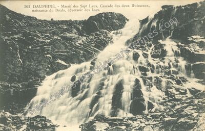 Carte postale ancienne Le Breda — La Ferrière (Isère)