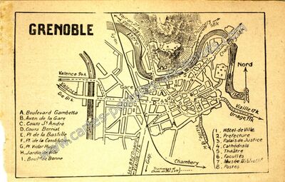 Carte postale ancienne Grenoble — Grenoble (Isère)