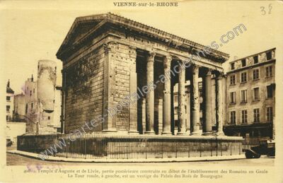 Carte postale ancienne Vienne sur le Rhone — Vienne (Isère)
