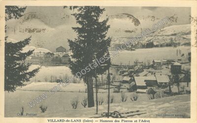 Carte postale ancienne Hameau des Pierres et l'Adret — Villard-de-Lans (Isère)