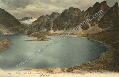 Carte postale ancienne Ascension de Chamrousse. — Le Lac Robert — Chamrousse (Isère)