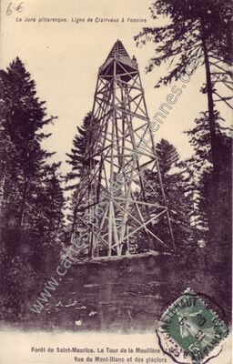 Carte postale ancienne Foret de St Maurice — Non Localisée (Jura)