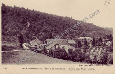 Carte postale ancienne Moulin sous Nans — Non Localisée (Jura)