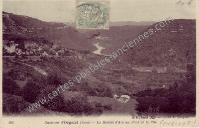 Carte postale ancienne Pont de la Pile — Non Localisée (Jura)