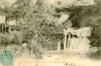Carte postale ancienne Source du Lizon — Non Localisée (Jura)