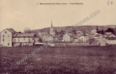 Carte postale ancienne St Laurent du Jura — Non Localisée (Jura)