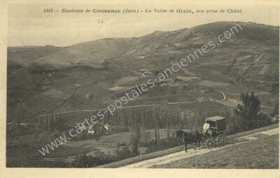 Carte postale ancienne Vallee de Gizia — Non Localisée (Jura)