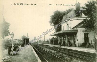 Carte postale ancienne Labarre — Barre (Jura)