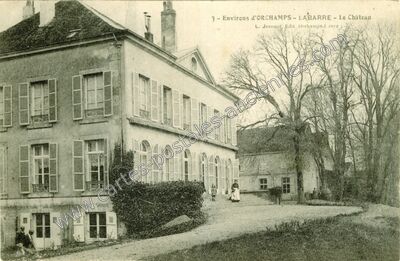 Carte postale ancienne Labarre — Barre (Jura)