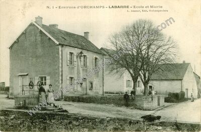 Carte postale ancienne Labarre — Barre (Jura)