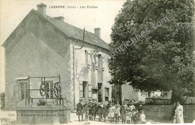 Carte postale ancienne Labarre — Barre (Jura)