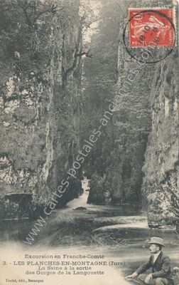 Carte postale ancienne Les Planches-en-Montagne