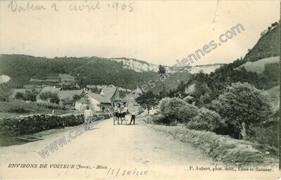 Carte postale ancienne Blois — Blois-sur-Seille (Jura)