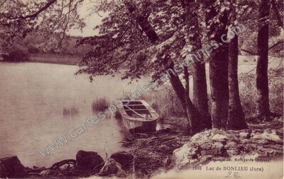 Carte postale ancienne Lac de Bonlieu — Bonlieu (Jura)