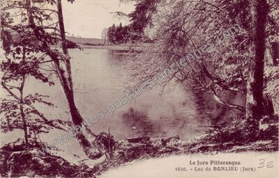 Carte postale ancienne Le Jura Pittoresque - Lac — Bonlieu (Jura)