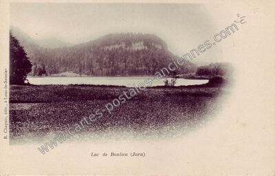 Carte postale ancienne Lac de Bonlieu — Bonlieu (Jura)
