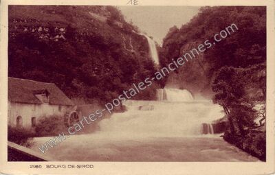 Carte postale ancienne Bourg de Sirod — Bourg-de-Sirod (Jura)