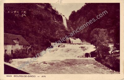 Carte postale ancienne Bourg de Sirod — Bourg-de-Sirod (Jura)