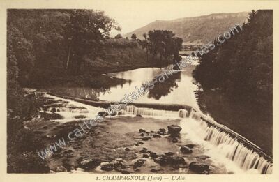 Carte postale ancienne L'Ain — Champagnole (Jura)