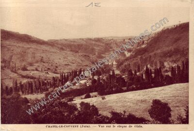 Carte postale ancienne Chatel le Couvent — Châtel-de-Joux (Jura)