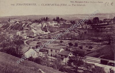 Carte postale ancienne Clairvaux du Jura — Clairvaux-les-Lacs (Jura)