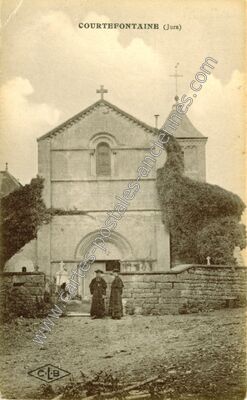 Carte postale ancienne Courtefontaine — Courtefontaine (Jura)