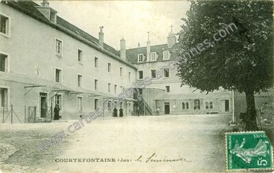 Carte postale ancienne Le Séminaire — Courtefontaine (Jura)