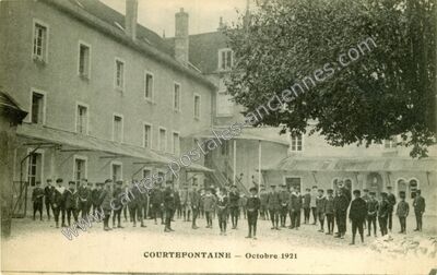 Carte postale ancienne Courtefontaine — Courtefontaine (Jura)