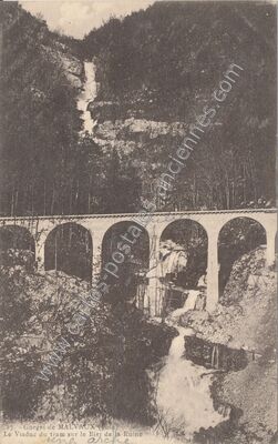 Carte postale ancienne Bief de la Ruine — Foncine-le-Bas (Jura)
