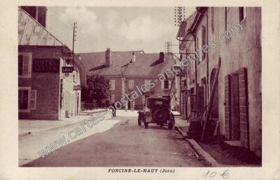Carte postale ancienne Foncine le Haut — Foncine-le-Haut (Jura)