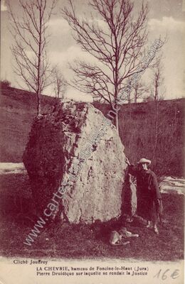 Carte postale ancienne La Chevrie — Foncine-le-Haut (Jura)