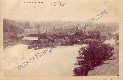 Carte postale ancienne Fraisans — Fraisans (Jura)