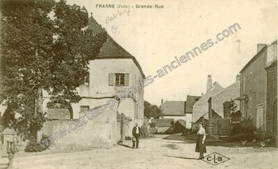 Carte postale ancienne Frasne — Frasne-les-Meulières (Jura)