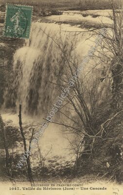 Carte postale ancienne Vallee du Herisson — Le Frasnois (Jura)
