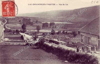 Carte postale ancienne Vue du Lac — Lac-des-Rouges-Truites (Jura)