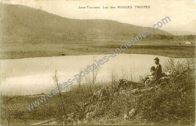 Carte postale ancienne Lac des Rouges Truites — Lac-des-Rouges-Truites (Jura)