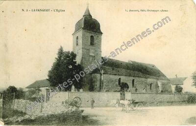 Carte postale ancienne Lavangeot