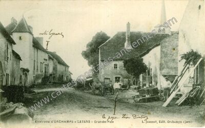 Carte postale ancienne Lavans — Lavans-lès-Dole (Jura)