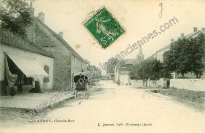 Carte postale ancienne Lavans — Lavans-lès-Dole (Jura)