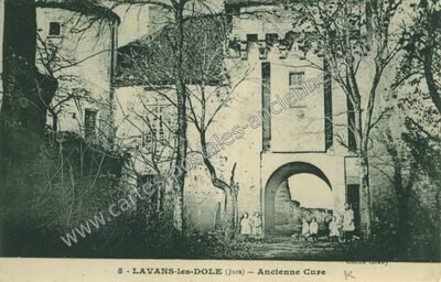 Carte postale ancienne Ancienne Cure — Lavans-lès-Dole (Jura)