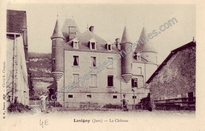 Carte postale ancienne Lavigny